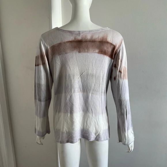 MA+CH Marika Charles Striped Lightweight Sweater Shirt Size 2 Medium - Picture 3 of 8